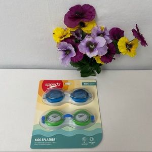 Speedo 2-pack kids unisex swim goggles,NWT